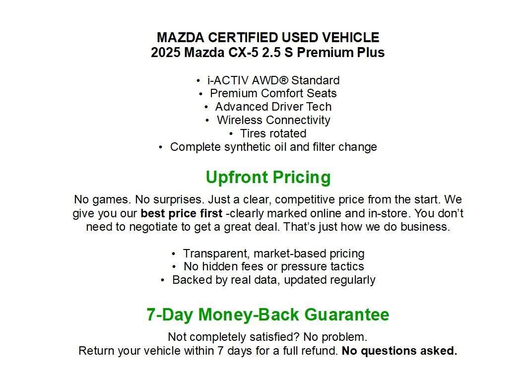 2025 Mazda CX-5 2.5 S Premium Plus AWD