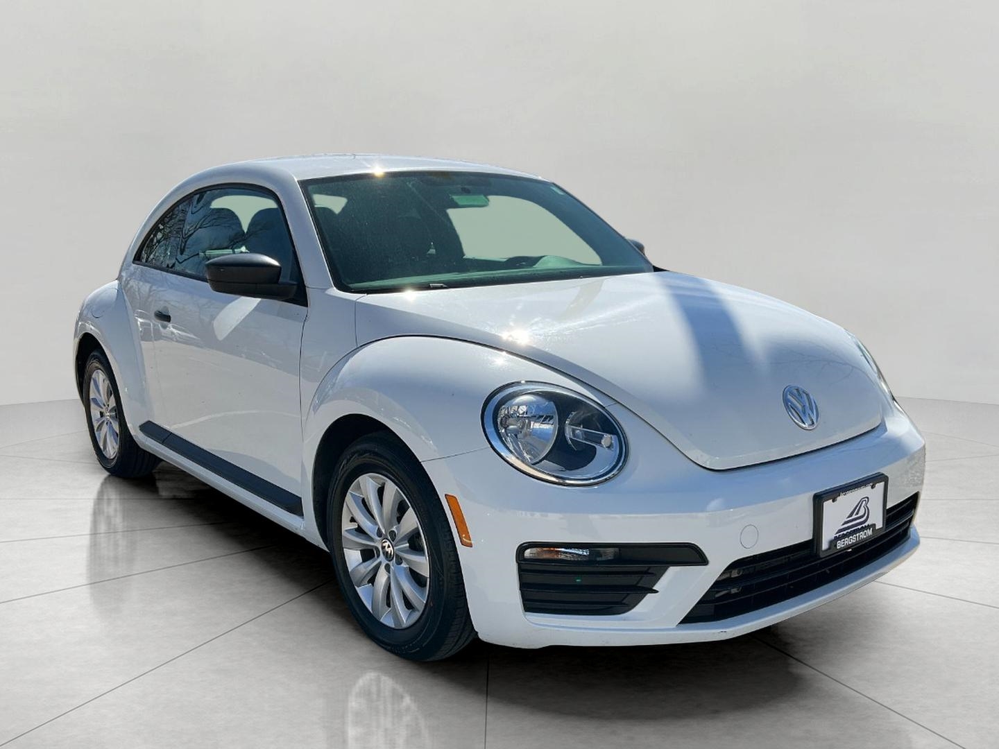 PURE WHITE 2017 Volkswagen Beetle #PinkBeetle FWD Hatchback Front-Wheel Drive Automatic