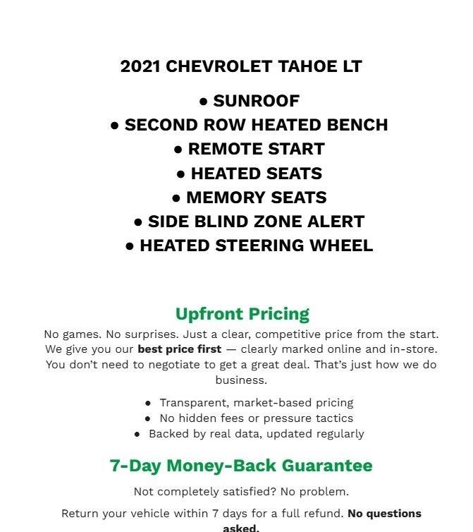 2021 Chevrolet Tahoe LT 4WD