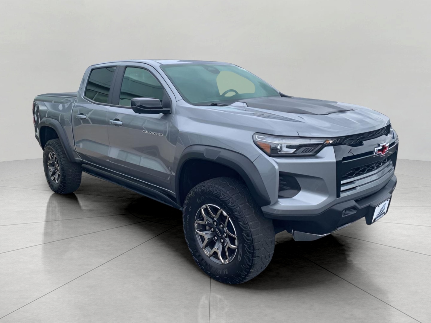 STERLING GRAY METALLIC 2023 Chevrolet Colorado ZR2 Crew Cab 4WD Pickup Truck Four-Wheel Drive Automatic