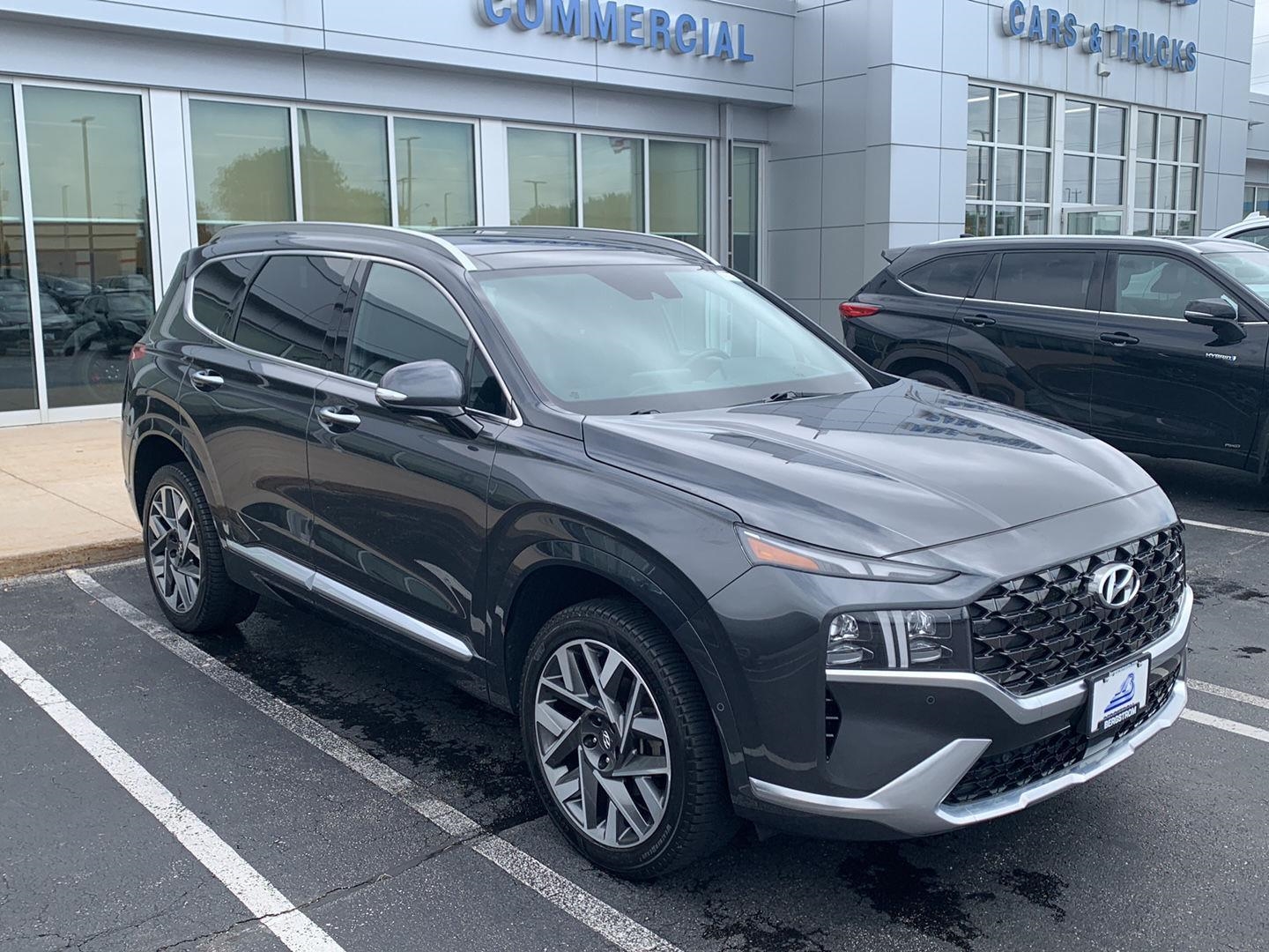 PORTOFINO GRAY 2022 Hyundai Santa Fe Calligraphy AWD SUV / Crossover All-Wheel Drive Automatic