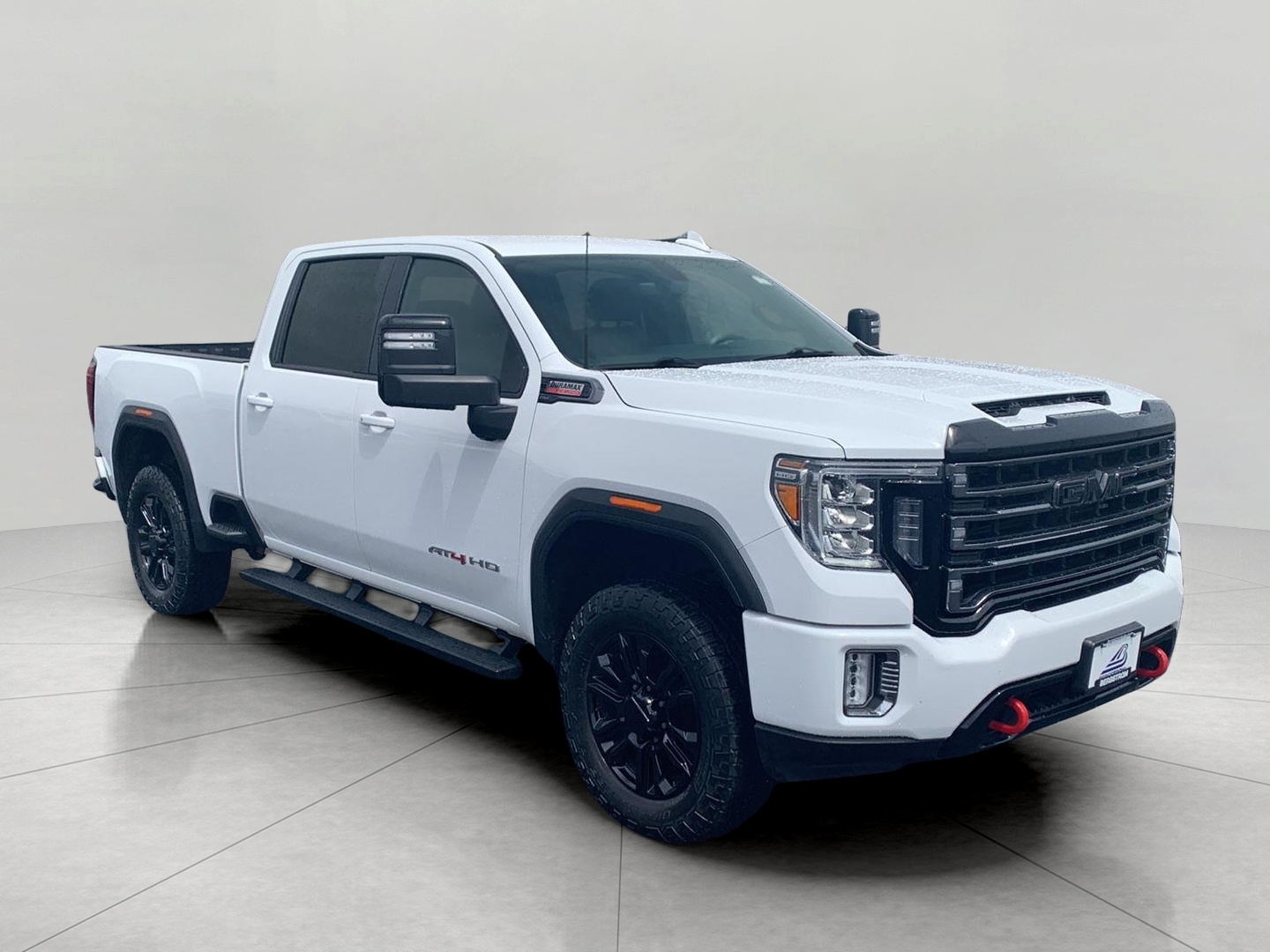 SUMMIT WHITE 2023 GMC Sierra 2500HD AT4 Crew Cab 4WD Pickup Truck Four-Wheel Drive Automatic