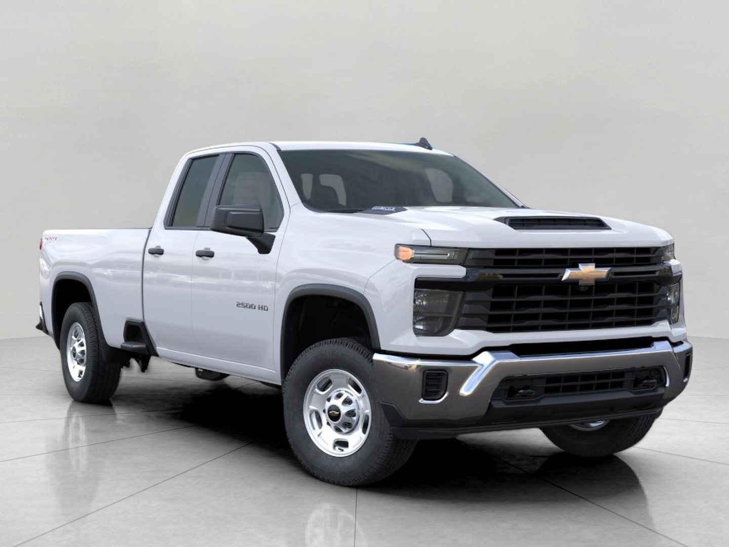 SUMMIT WHITE 2026 Chevrolet Silverado 2500HD Pickup Truck Four-Wheel Drive Manual