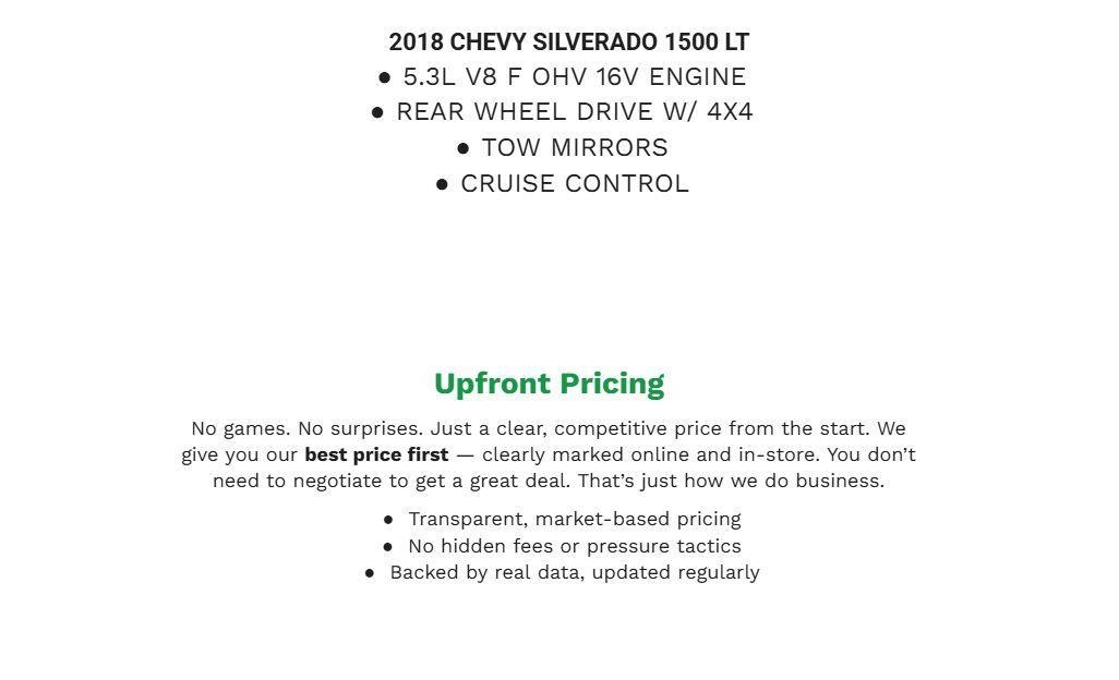2018 Chevrolet Silverado 1500 LT Double Cab 4WD