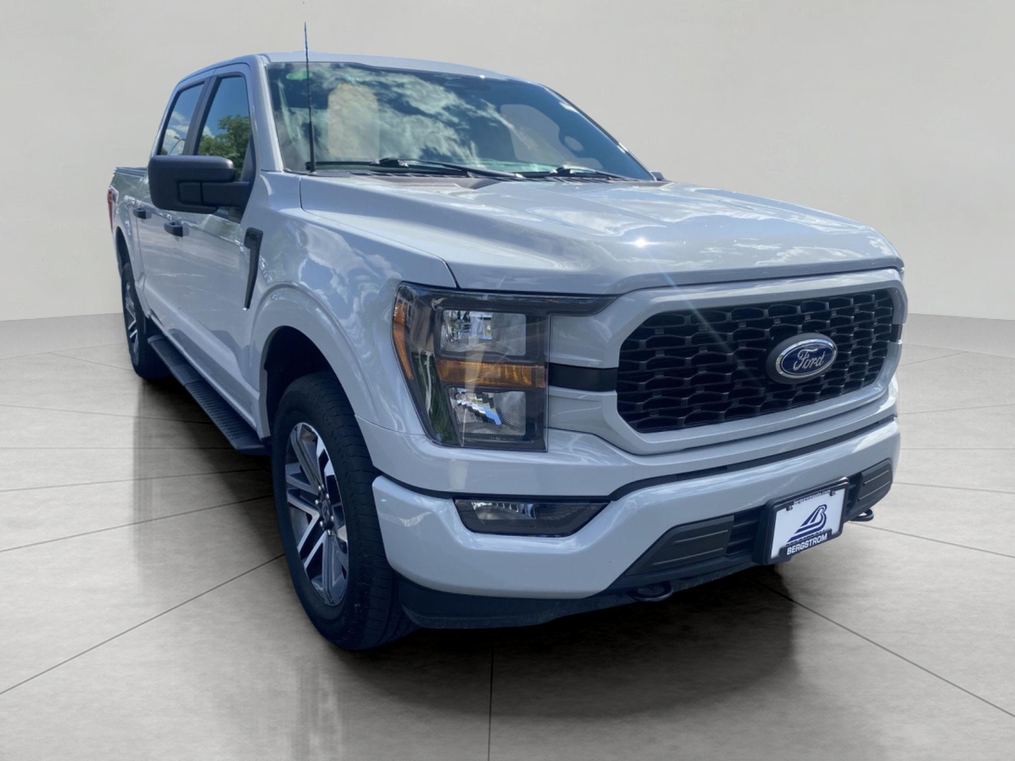 AVALANCHE GRAY 2023 Ford F-150 XL SuperCrew 4WD Pickup Truck Four-Wheel Drive Automatic