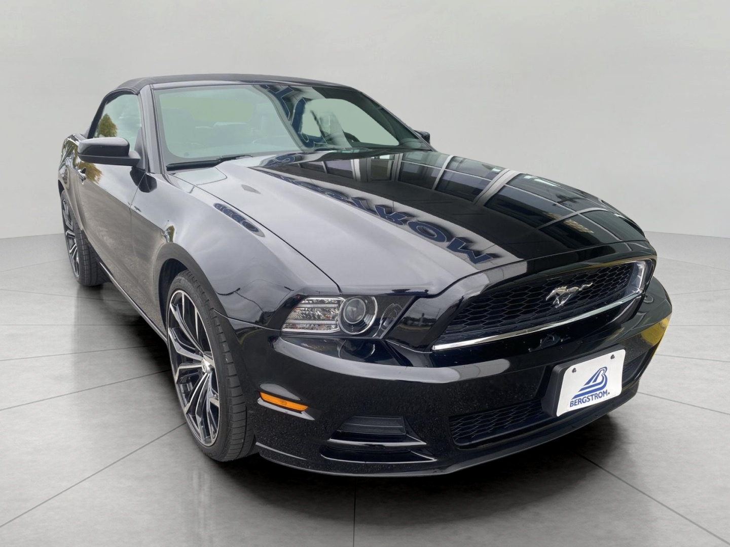 Black 2013 Ford Mustang Convertible Rear-Wheel Drive Automatic