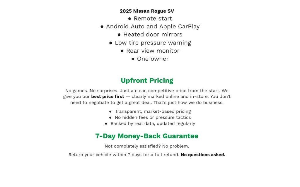 2025 Nissan Rogue SV AWD