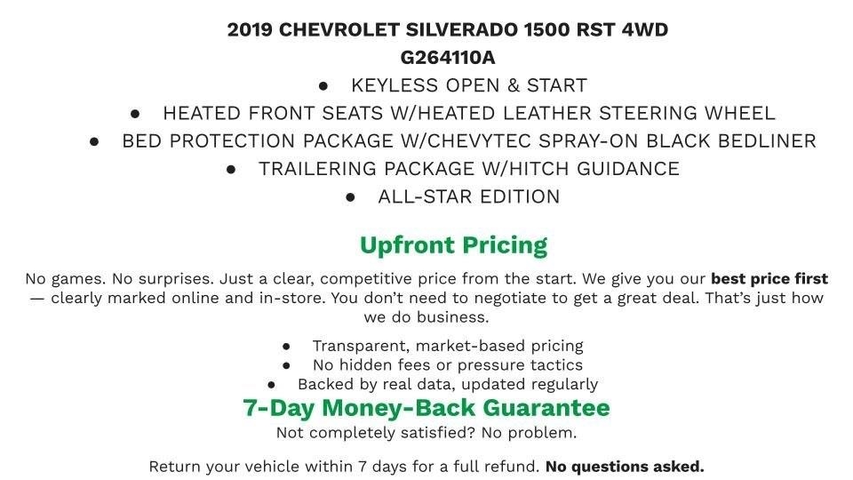 2019 Chevrolet Silverado 1500 RST Crew Cab 4WD