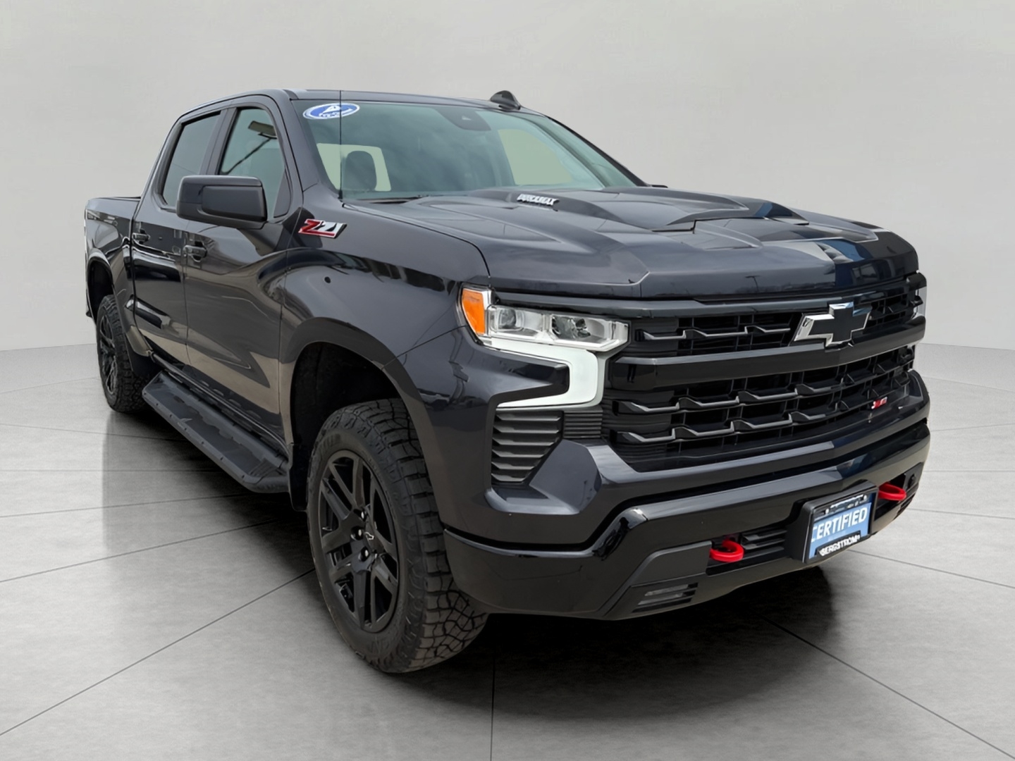 DARK ASH METALLIC 2023 Chevrolet Silverado 1500 LT Trail Boss Crew Cab 4WD Pickup Truck Four-Wheel Drive Automatic