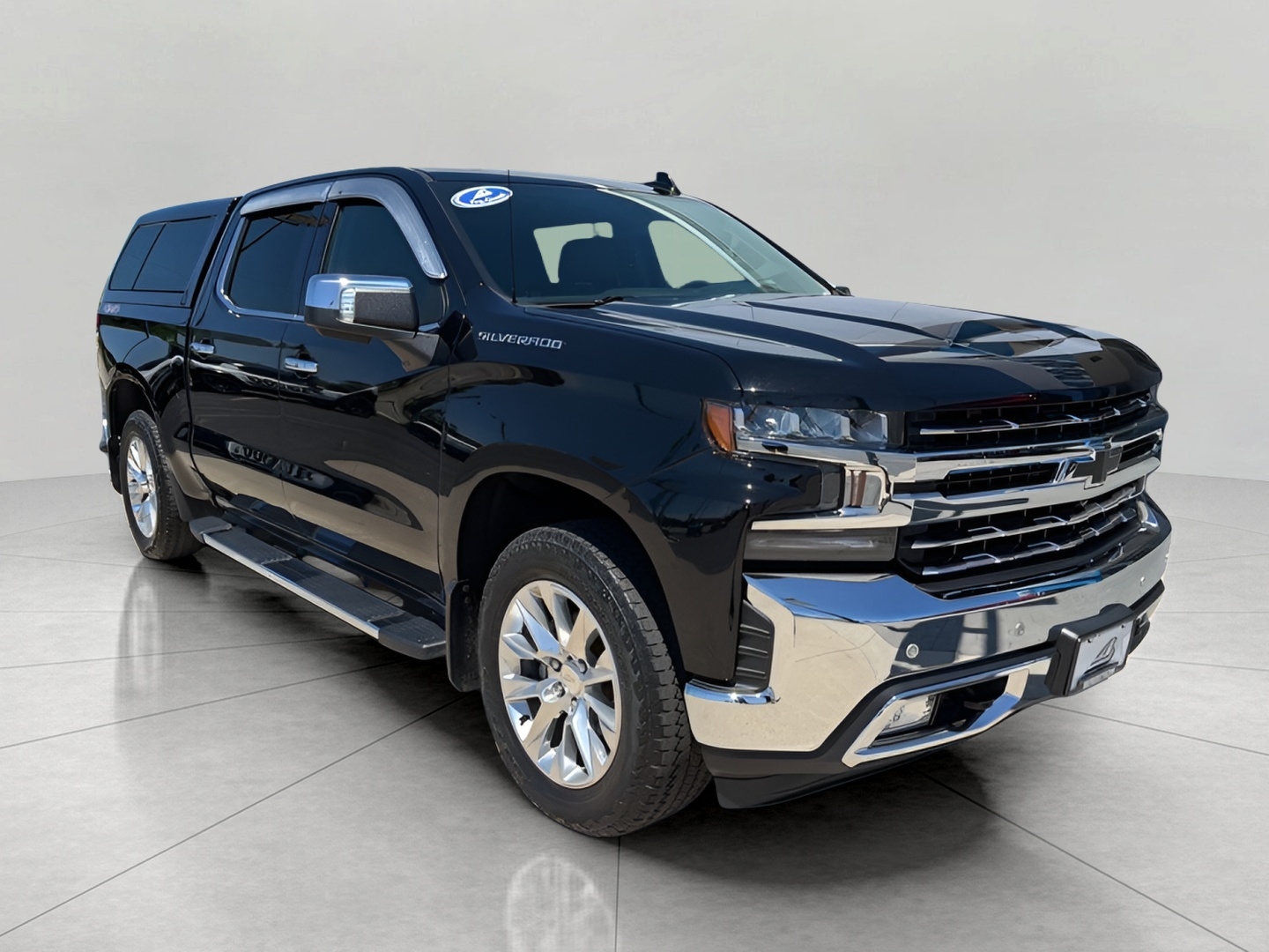Black 2019 Chevrolet Silverado 1500 LTZ Crew Cab 4WD Pickup Truck Four-Wheel Drive Automatic
