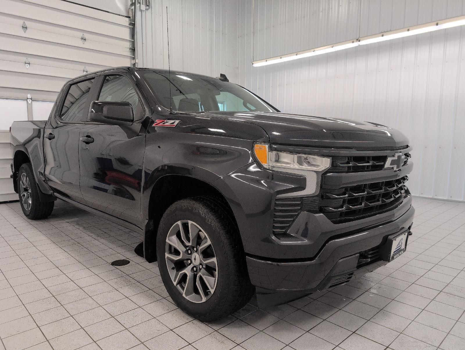DARK ASH METALLIC 2024 Chevrolet Silverado 1500 Pickup Truck Four-Wheel Drive Automatic