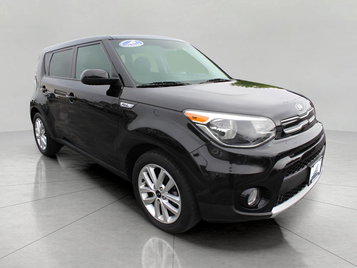 SHADOW BLACK 2019 Kia Soul + FWD Wagon Front-Wheel Drive Automatic