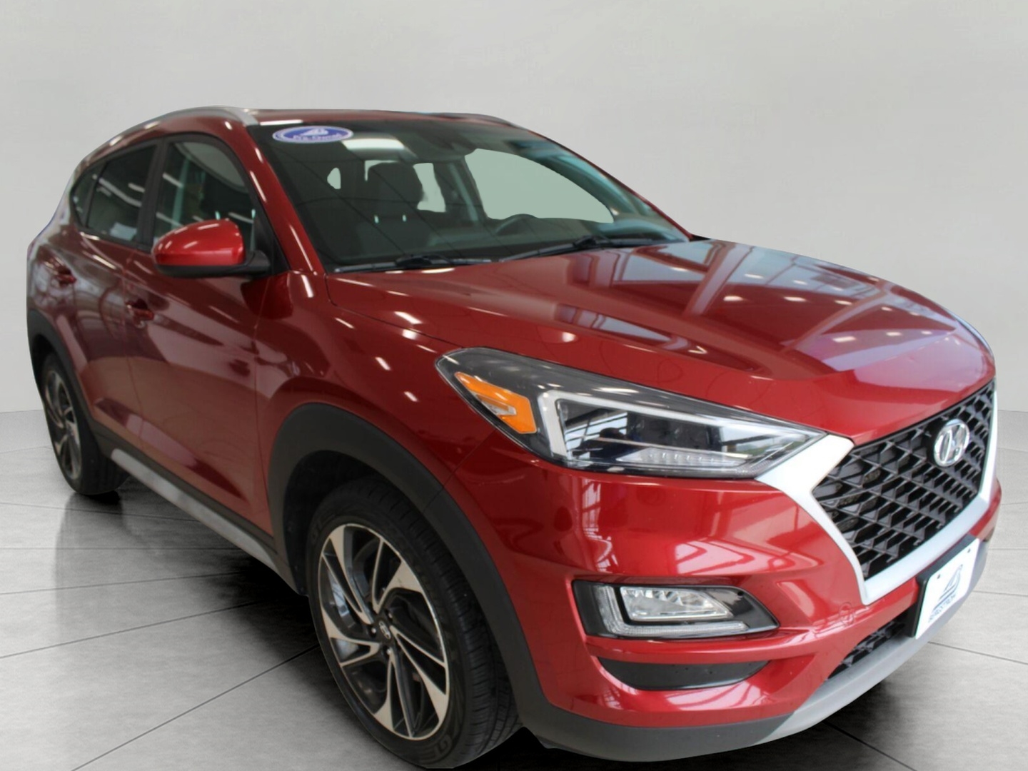 RED CRIMSON 2021 Hyundai Tucson SUV / Crossover All-Wheel Drive Automatic