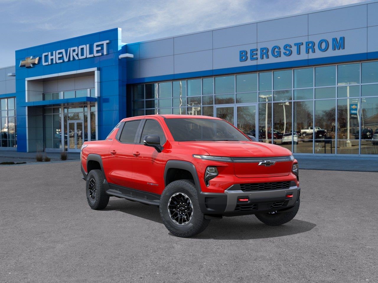 HABANERO ORANGE 2026 Chevrolet Silverado EV Trail Boss Crew Cab (Extended Range) e4WD Pickup Truck All-Wheel Drive Manual
