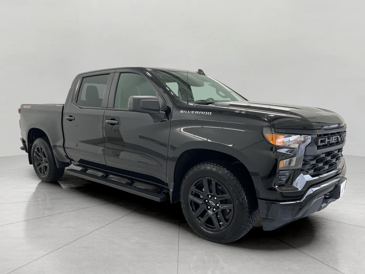 Black 2026 Chevrolet Silverado 1500 Pickup Truck Four-Wheel Drive Automatic