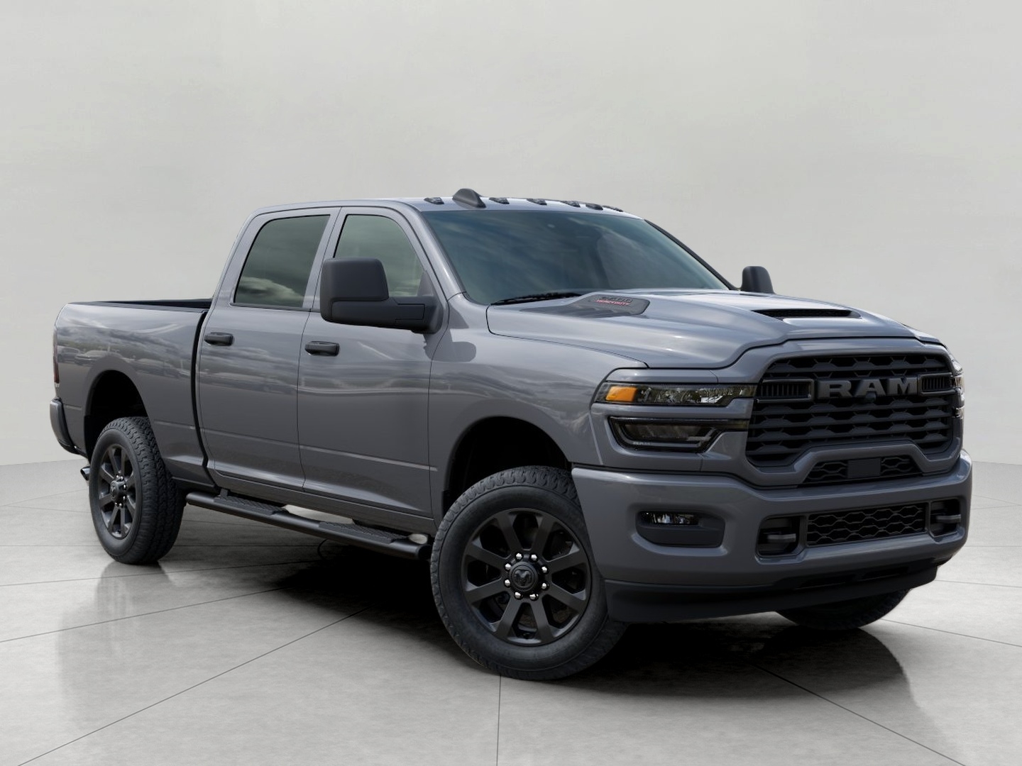 CERAMIC GRAY CLEARCOAT 2026 RAM 2500 Black Express Crew Cab 4WD Pickup Truck Four-Wheel Drive Automatic