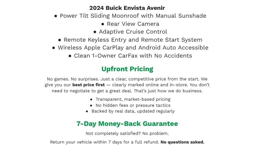 2024 Buick Envista Avenir FWD