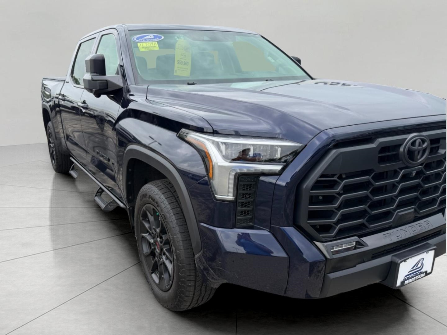 Blue 2024 Toyota Tundra Limited CrewMax Cab LB 4WD Pickup Truck Four-Wheel Drive Automatic