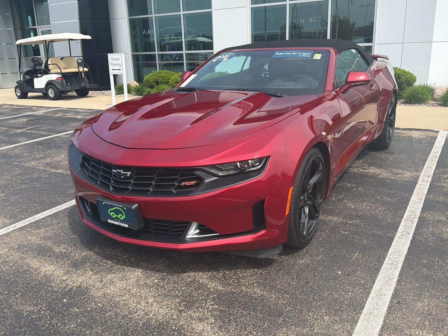 WILD CHERRY TINTCOAT 2021 Chevrolet Camaro 2LT Convertible RWD Convertible Rear-Wheel Drive Automatic