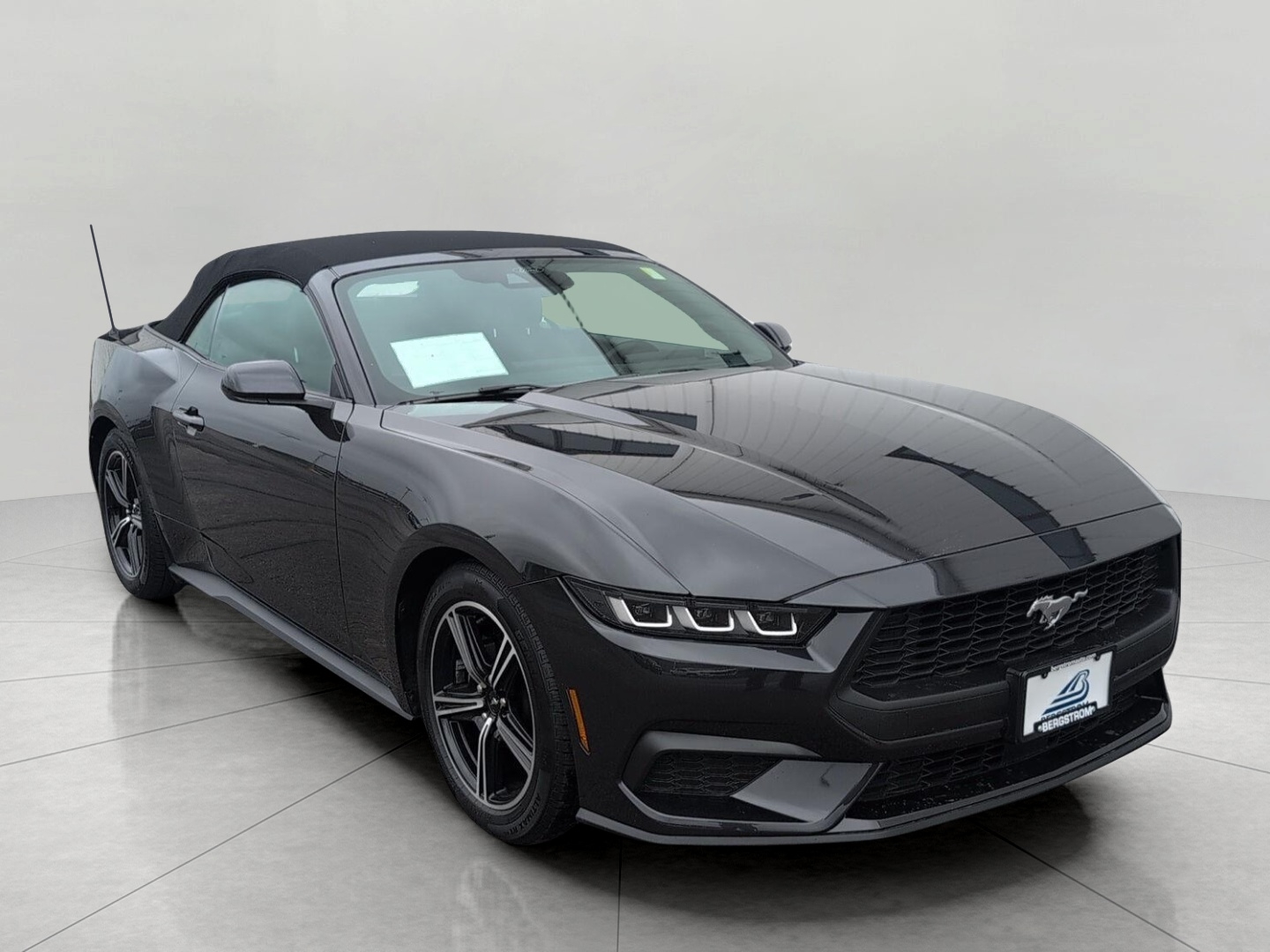 DARK MATTER GRAY 2024 Ford Mustang Convertible Rear-Wheel Drive Automatic