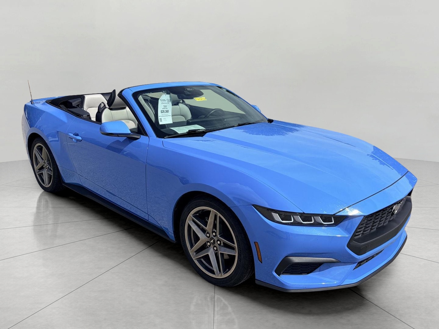 GRABBER BLUE 2024 Ford Mustang Convertible Rear-Wheel Drive Automatic