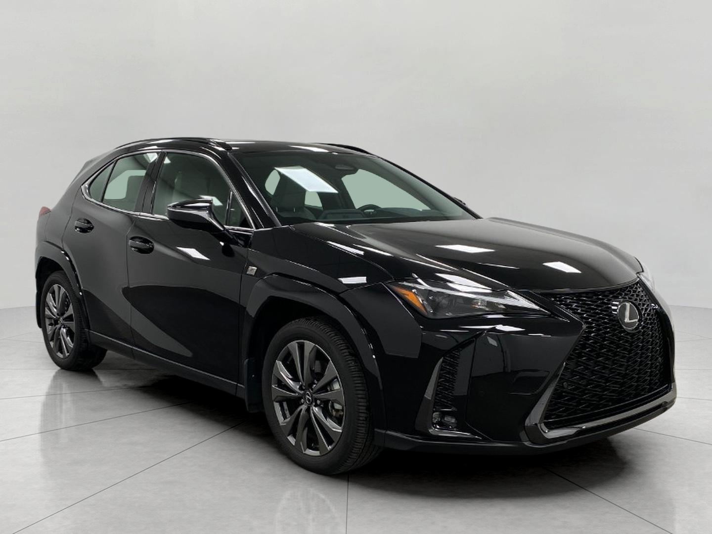 Black (OBSIDIAN WITH OBSIDIAN ROOF) 2025 Lexus UX Hybrid 300h F Sport Design AWD SUV / Crossover All-Wheel Drive Automatic