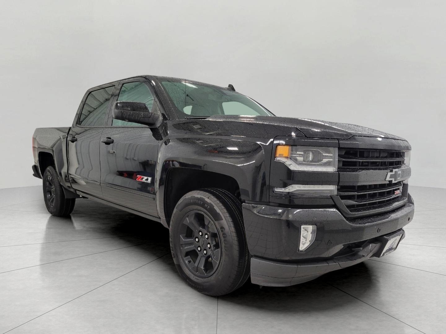 Black 2017 Chevrolet Silverado 1500 Pickup Truck Four-Wheel Drive Automatic