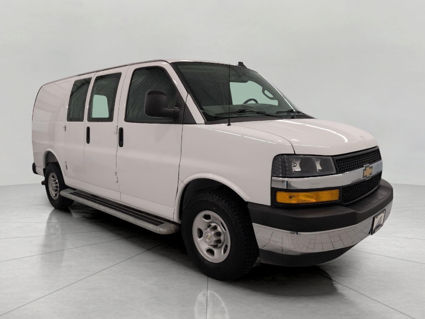 SUMMIT WHITE 2025 Chevrolet Express Cargo Van Rear-Wheel Drive Automatic