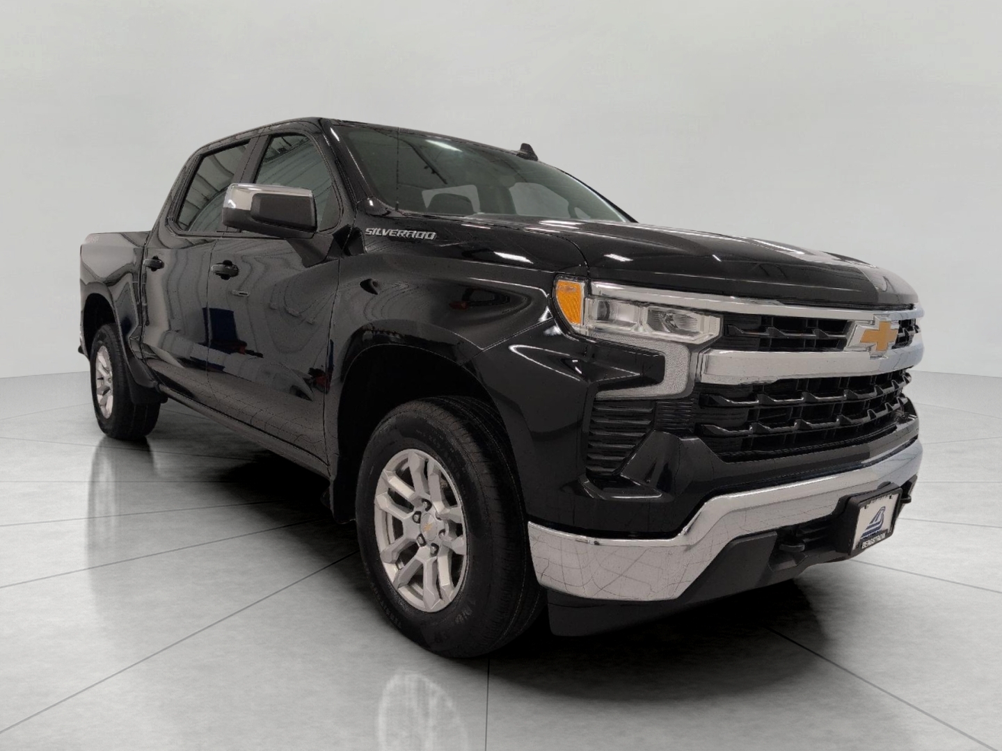 Black 2024 Chevrolet Silverado 1500 Pickup Truck Four-Wheel Drive Automatic
