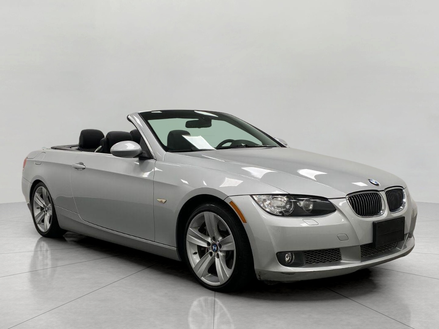TITANIUM SILVER METALLIC 2008 BMW 3 Series Convertible Rear-Wheel Drive Manual