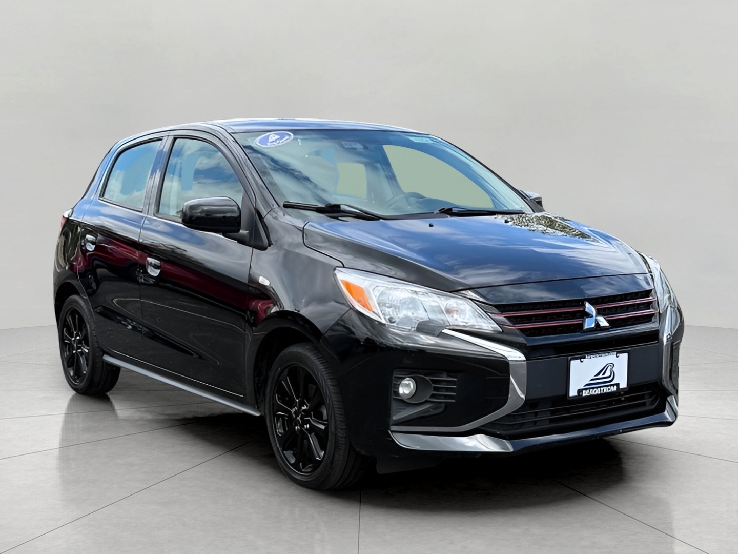 MYSTIC BLACK METALLIC 2022 Mitsubishi Mirage Black Edition FWD Hatchback Front-Wheel Drive Continuously Variable Transmission